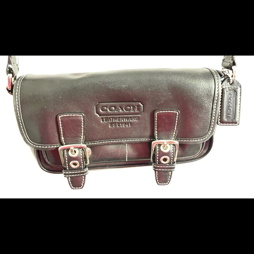 Black mini Coach Shoulder bag